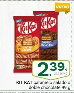 Supermercados Dani KIT KAT caramelo salado o doble chocolate oferta