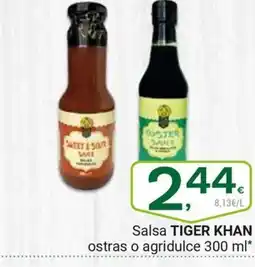 Supermercados Dani TIGER KHAN Salsa ostras o agridulce oferta