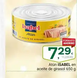 Supermercados Dani ISABEL Atún en aceite de girasol oferta