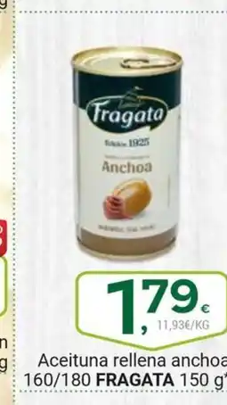 Supermercados Dani FRAGATA Aceituna rellena anchoa 160/180 oferta