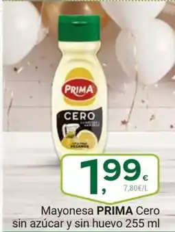 Supermercados Dani PRIMA Mayonesa Cero sin azúcar y sin huevo oferta