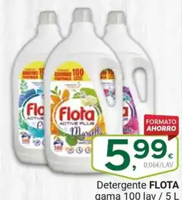 Supermercados Dani FLOTA Detergente gama oferta