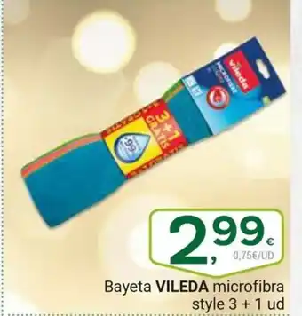 Supermercados Dani VILEDA Bayeta microfibra oferta