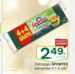 Supermercados Dani SPONTEX Estropajo salvauñas oferta