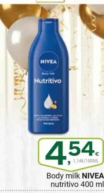 Supermercados Dani NIVEA Body milk nutritivo oferta