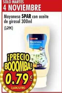 SPAR SPAR Mayonesa con aceite de girasol oferta