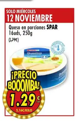 SPAR SPAR Queso en porciones oferta