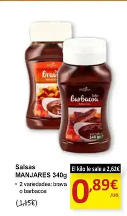 SPAR MANJARES Salsas oferta