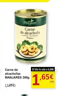 SPAR MANJARES Carne de alcachofas oferta