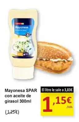 SPAR SPAR Mayonesa con aceite de girasol oferta