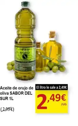 SPAR SABOR DEL SUR Aceite de orujo de oliva oferta