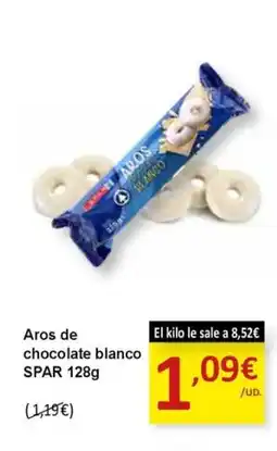SPAR SPAR Aros de chocolate blanco oferta