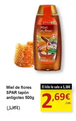 SPAR SPAR Miel de flores tapón antigoteo oferta