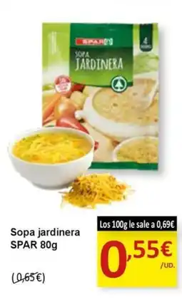 SPAR SPAR Sopa jardinera oferta
