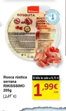 SPAR RIKISSSIMO Rosca rústica oferta
