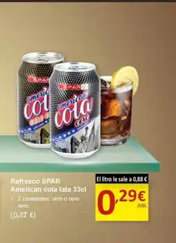 SPAR SPAR Refresco American cola lata oferta