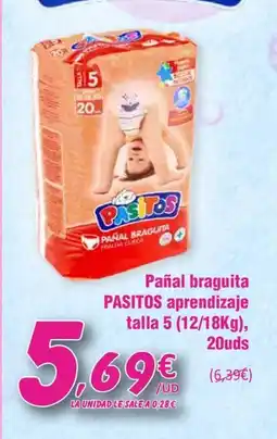 SPAR PASITOS Pañal braguita aprendizaje talla oferta