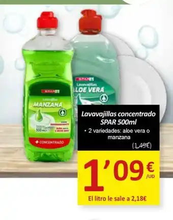 SPAR SPAR Lavavajillas concentrado oferta