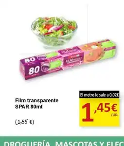 SPAR SPAR Film transparente oferta