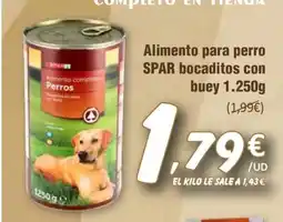 SPAR SPAR Alimento para perro bocaditos con buey oferta