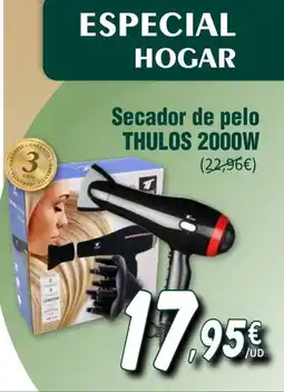 SPAR Secador de pelo THULOS 2000W oferta
