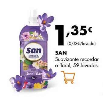 SAN Suavizante recordar o floral, 59 lavados