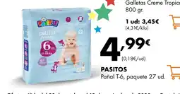 Supermercados Lupa PASITOS Pañal T-6, paquete oferta