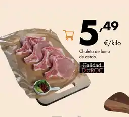 Supermercados Lupa Chuleta de lomo de cerdo oferta
