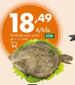 Supermercados Lupa Rodaballo extra, pieza oferta