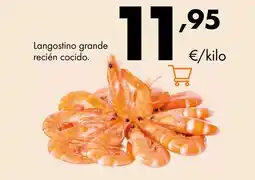 Supermercados Lupa Langostino grande recién cocido oferta