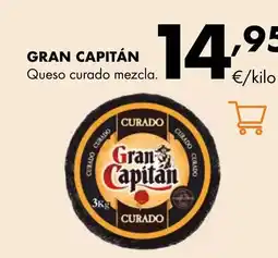 Supermercados Lupa GRAN CAPITÁN Queso curado mezcla oferta
