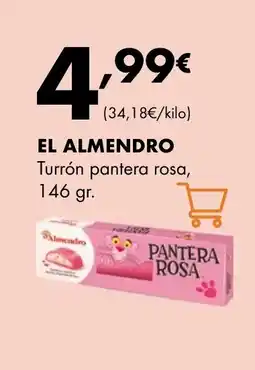 Supermercados Lupa EL ALMENDRO Turrón pantera rosa oferta