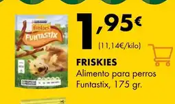 Supermercados Lupa FRISKIES Alimento para perros Funtastix oferta