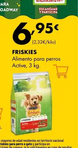 Supermercados Lupa FRISKIES Alimento para perros oferta