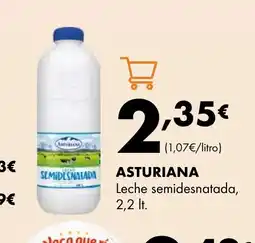 Supermercados Lupa ASTURIANA Leche semidesnatada oferta