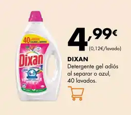 Supermercados Lupa DIXAN Detergente gel adiós al separar o azul 40 lavados. oferta