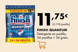 Supermercados Lupa FINISH QUANTUM Detergente en pastilla oferta