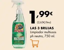 Supermercados Lupa LAS 3 BRUJAS Limpiador multiusos ph neutro oferta