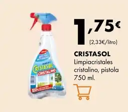 Supermercados Lupa CRISTASOL Limpiacristales cristalino, pistola oferta