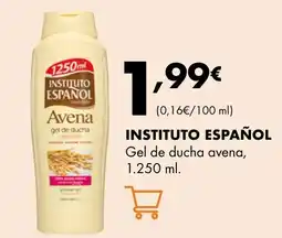 Supermercados Lupa INSTITUTO ESPAÑOL Gel de ducha avena oferta