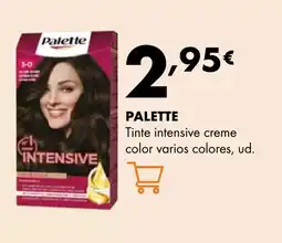 Supermercados Lupa PALETTE Tinte intensive creme color varios colores oferta