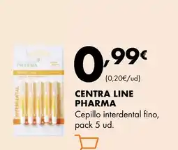 Supermercados Lupa CENTRA LINE PHARMA Cepillo interdental fino oferta