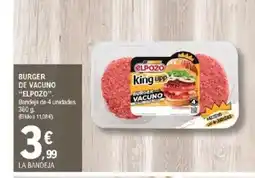 E.Leclerc ELPOZO Burger de vacuno oferta