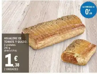 E.Leclerc Hojaldre de tomate y queso oferta