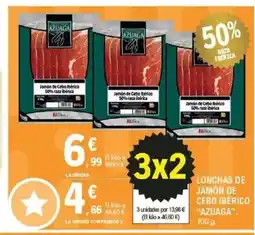 E.Leclerc AZUAGA Lonchas de jamón de cebo ibérico oferta