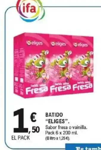 E.Leclerc ELIGES Batido oferta