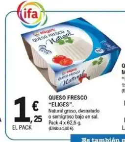 E.Leclerc ELIGES Queso fresco oferta