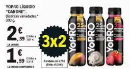 E.Leclerc DANONE Yopro liquido oferta