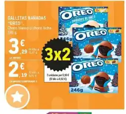 E.Leclerc OREO Galletas bañadas oferta