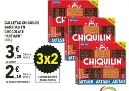E.Leclerc ARTIACH Galletas chiquilín banadas en chocolate oferta